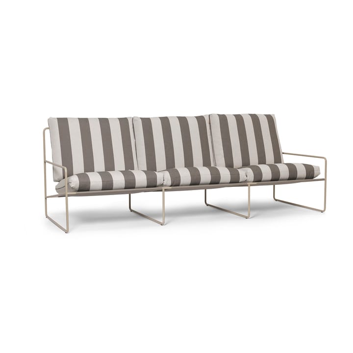 Desert 3-sits soffa - Cash stripe-chocolate - Ferm Living