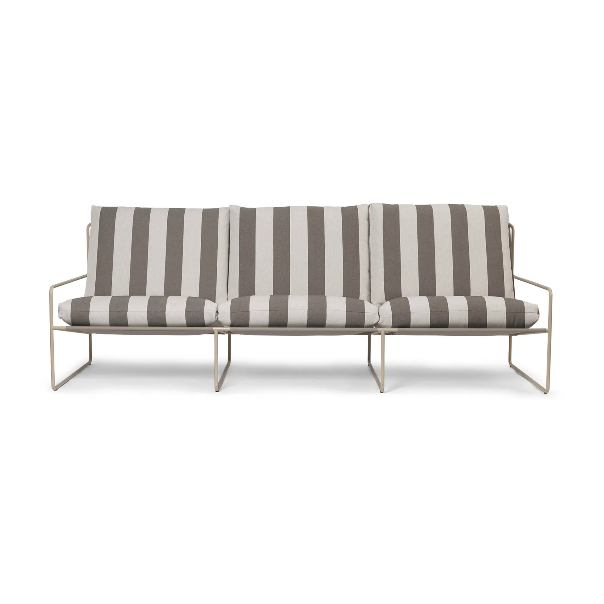 Desert 3-sits soffa, Cash stripe-chocolate Ferm Living