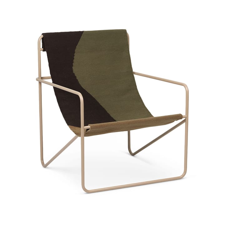 Desert lounge chair - dune, cashemere stativ - ferm LIVING