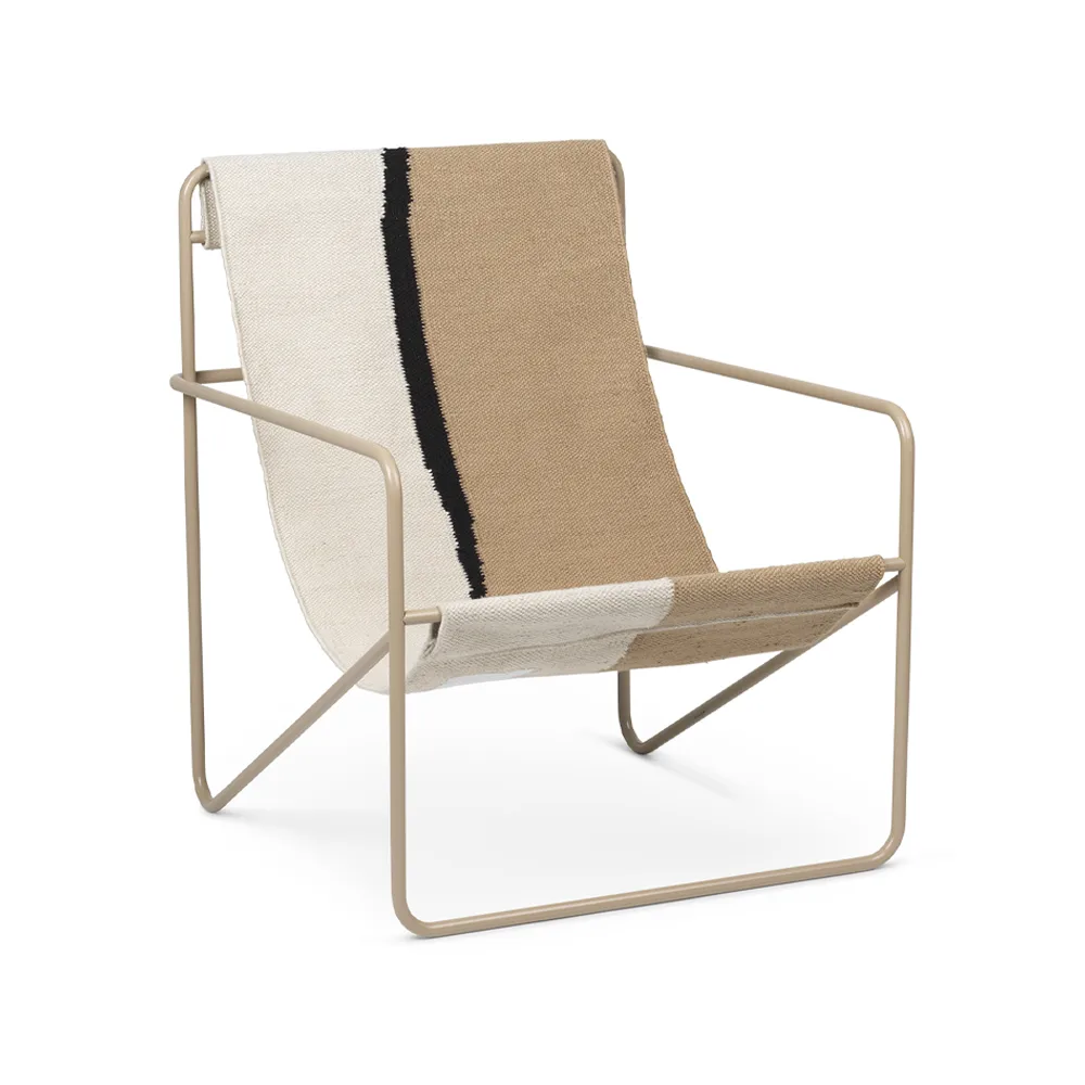 Desert lounge chair, soil, cashemere stativ Ferm Living