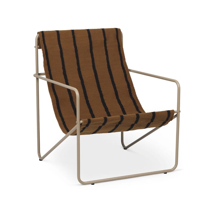 Desert lounge chair - stripe, cashemere stativ - Ferm LIVING