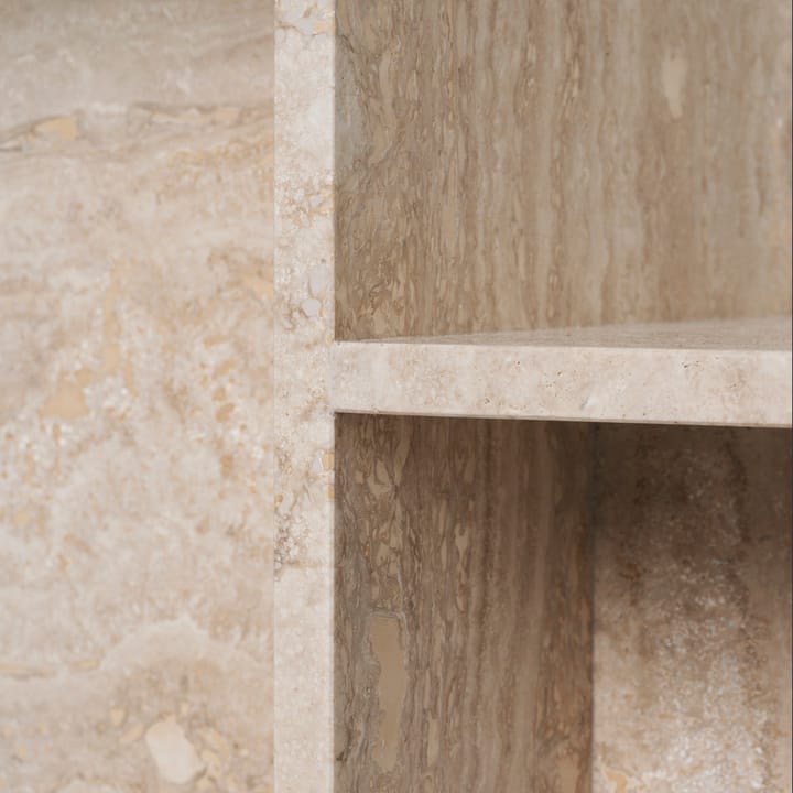 Distinct sidobord 59,5x35x50 cm, Travertine Ferm Living