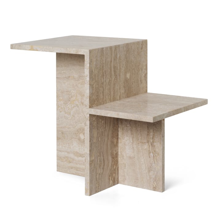 Distinct sidobord kalksten 59,5x35x50 cm, Travertine Ferm Living