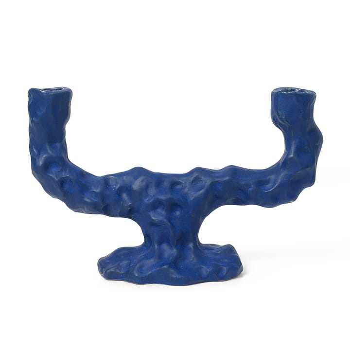 Dito ljusstake dubbel, Bright blue Ferm Living