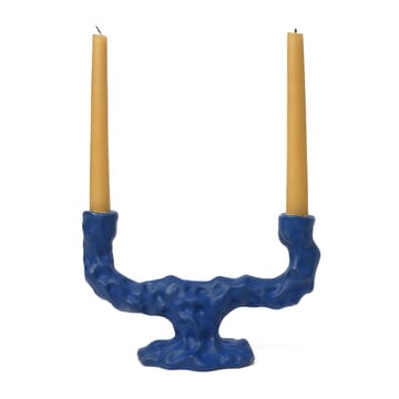 Dito ljusstake dubbel - Bright blue - Ferm Living