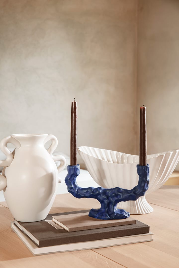 Dito ljusstake dubbel, Bright blue Ferm Living
