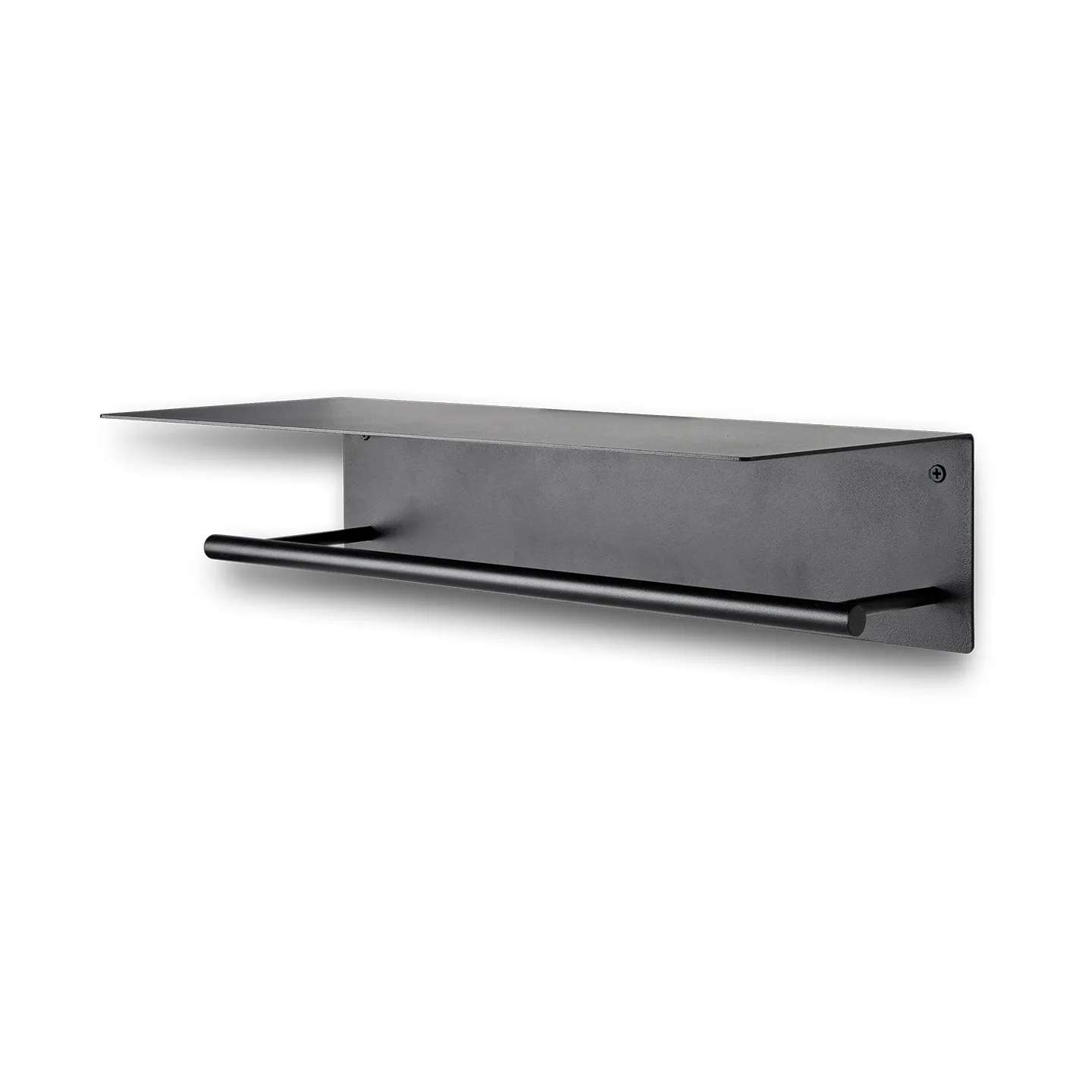 Dora handdukshängare med hylla, Black Ferm Living