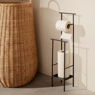 Dora toalettpappershållare - Black - ferm LIVING