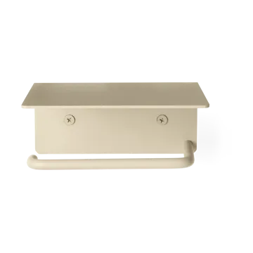 Dora toalettpappershållare med hylla - Cashmere - Ferm Living