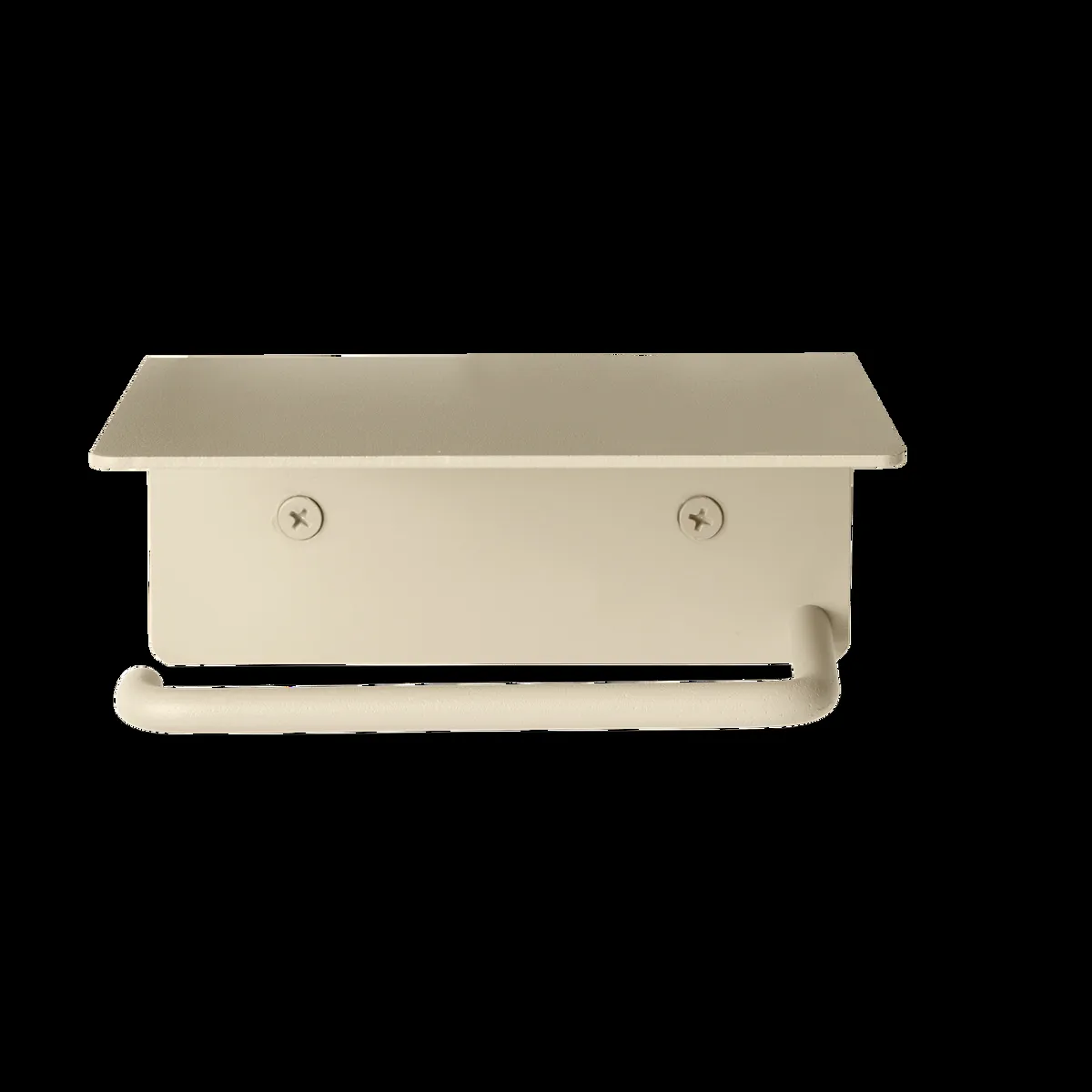 ferm LIVING Dora toalettpappershållare med hylla Cashmere