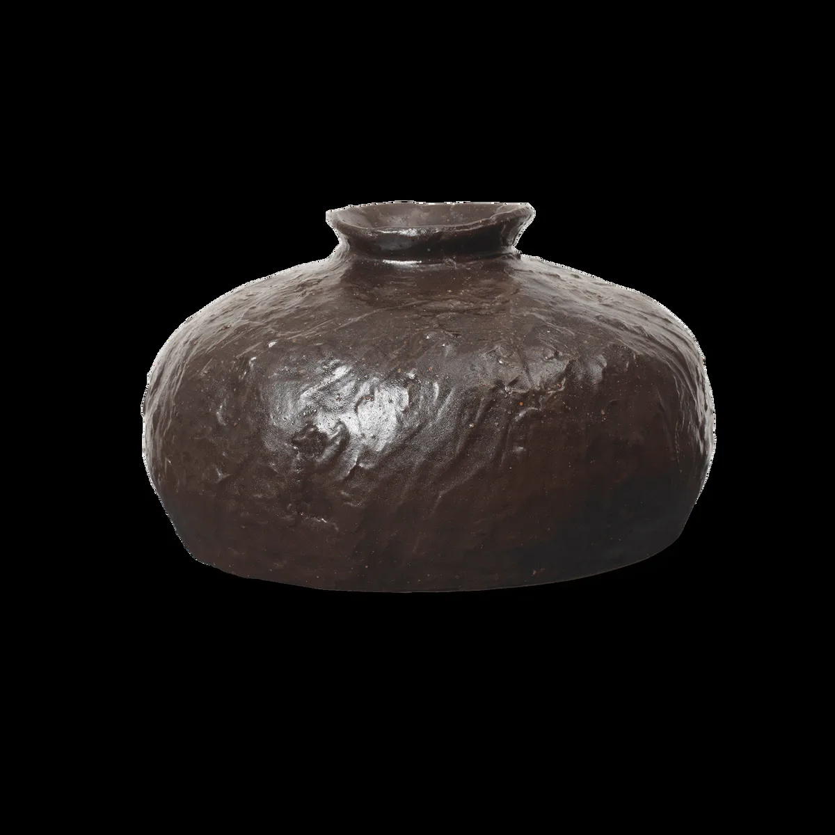 ferm LIVING Doro vas 11 cm Coffee