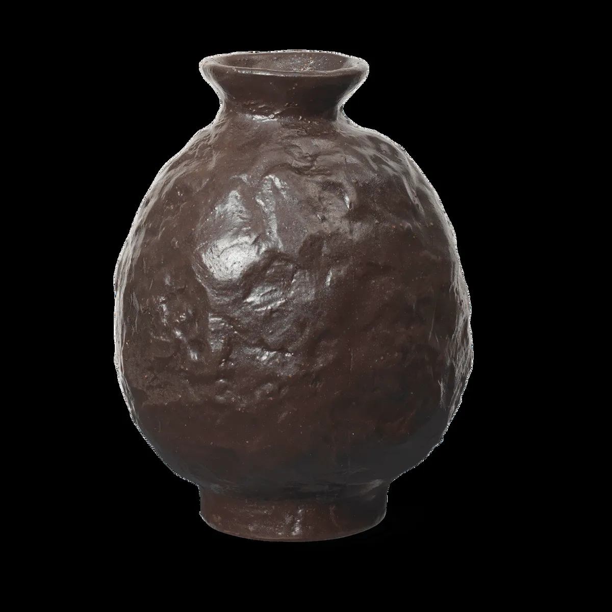 ferm LIVING Doro vas 16 cm Coffee