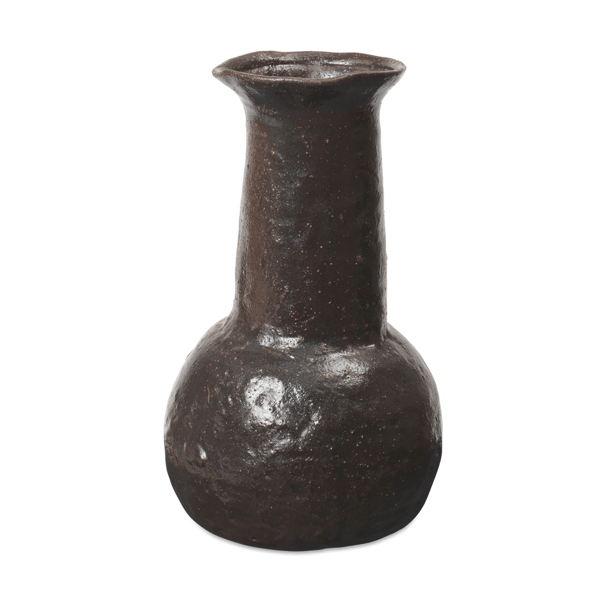 Ferm Living Doro vas 27 cm Coffee | Skandinavisk Design | Vaser | Brun