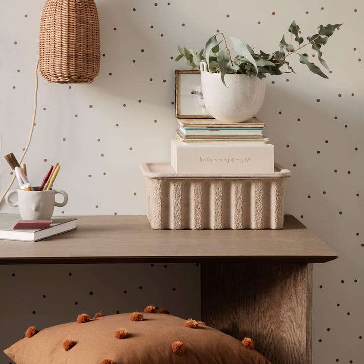 Dot kudde 50x50 cm, Sugar kelp-mustard Ferm Living