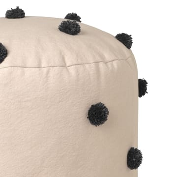 Dot puff Ø39 cm - Sand-black - ferm LIVING