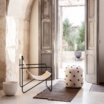 Dot puff Ø39 cm - Sand-black - Ferm Living