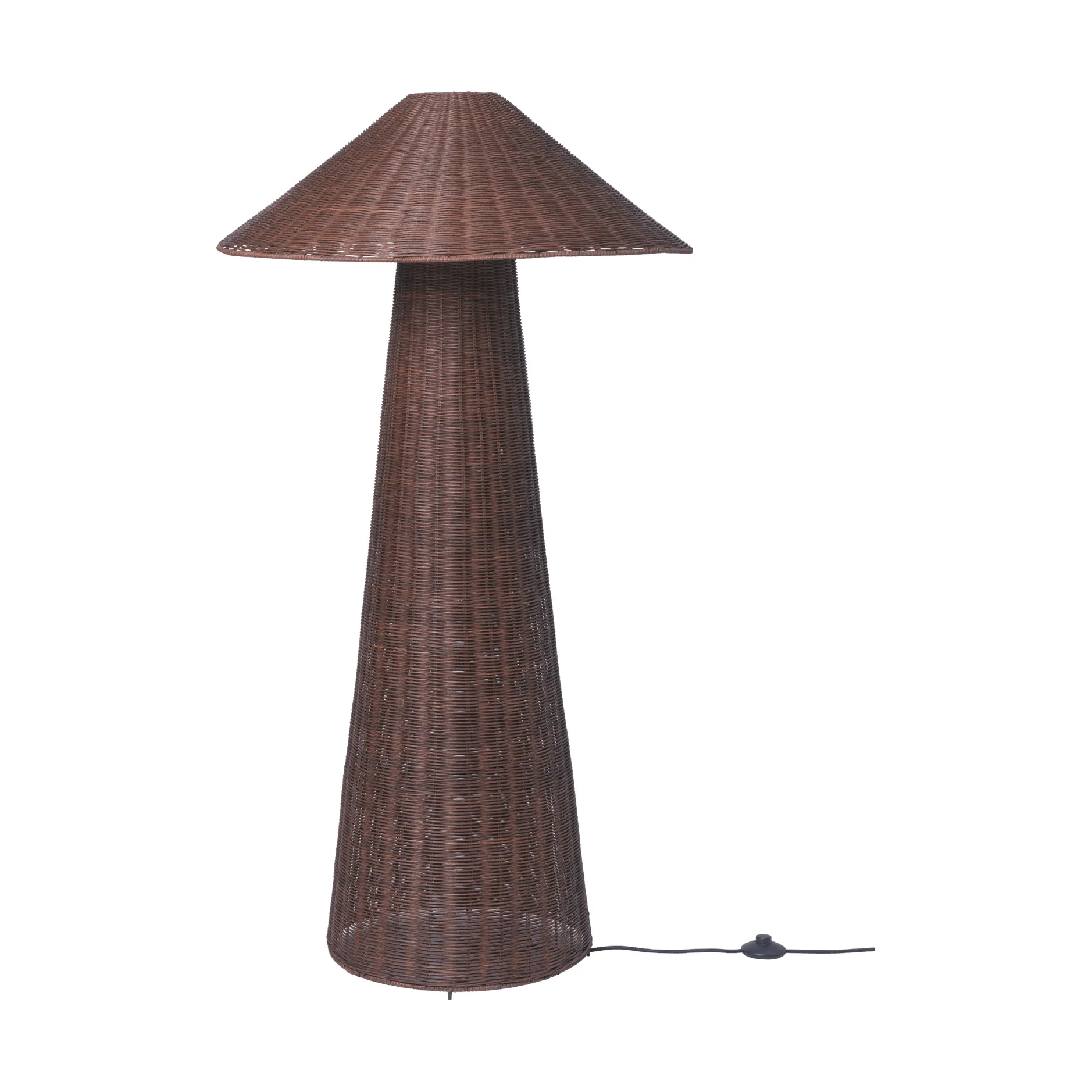 Dou golvlampa, Dark brown Ferm Living