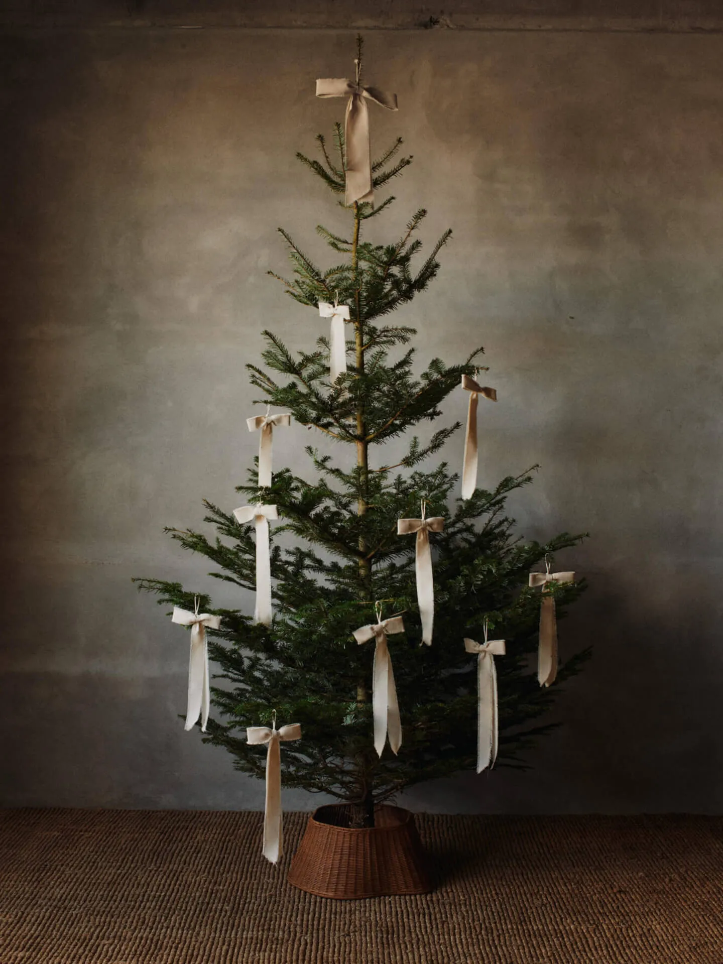 Drape braided tree skirt julgranskorg, Natural Ferm Living