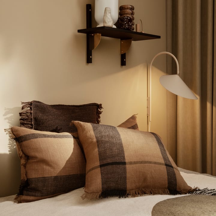 Dry kuddfodral 50x50 cm - Sugar kelp-black - Ferm LIVING