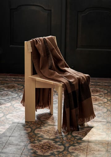 Dry ullfilt 120x180 cm - Sugar Kelp/Black - Ferm Living
