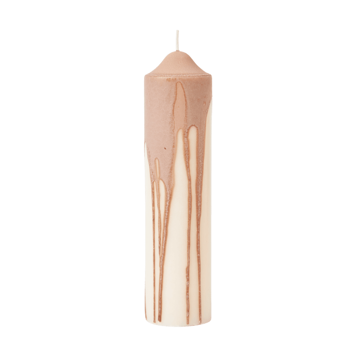 Dryp blockljus, Beige, 20 cm Ferm Living
