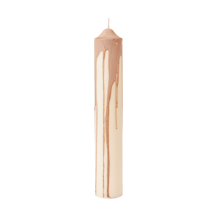 Dryp blockljus - Beige, 30 cm - Ferm Living