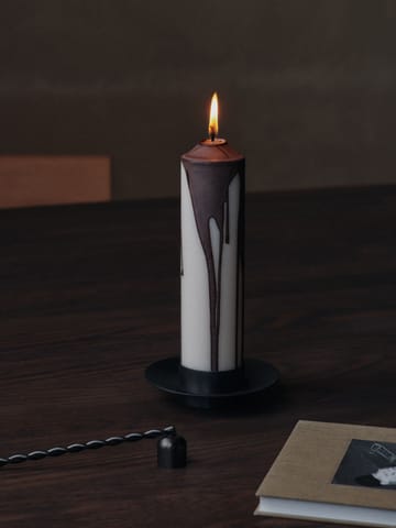 Dryp blockljus - Dark Chocolate, 20 cm - Ferm Living