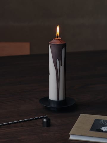 Dryp blockljus - Dark Chocolate, 20 cm - Ferm Living
