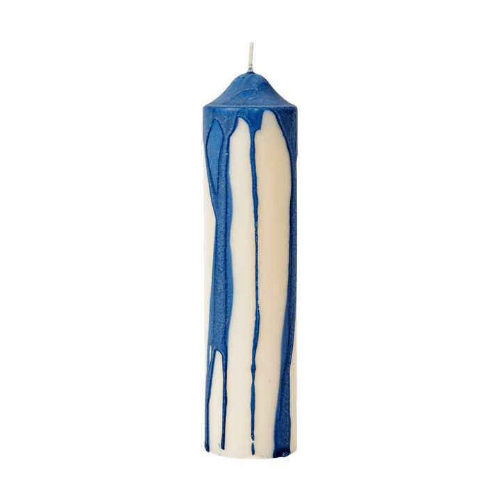 Dryp blockljus - Deep Blue, 20 cm - Ferm Living