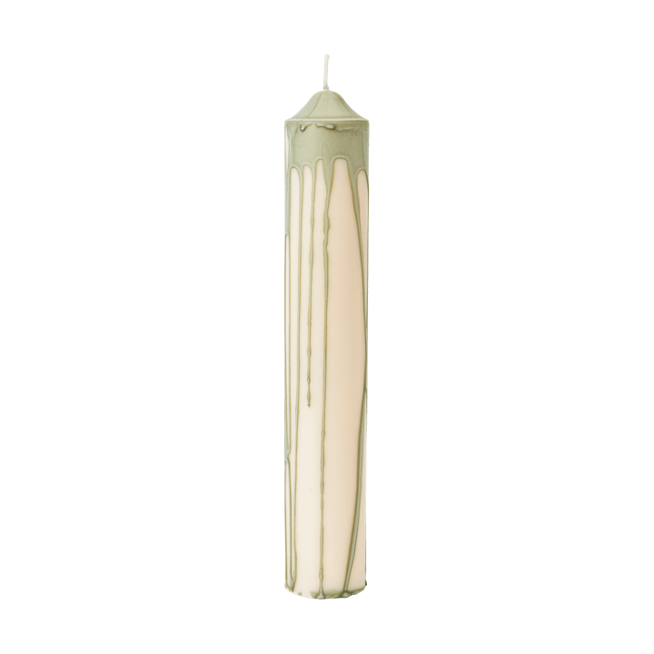 Dryp blockljus - Tea Green, 30 cm - Ferm Living