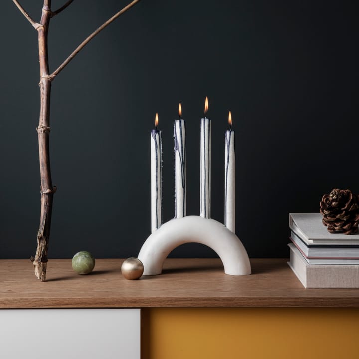 Duo stearinljus 2- pack - mörkblå - Ferm LIVING