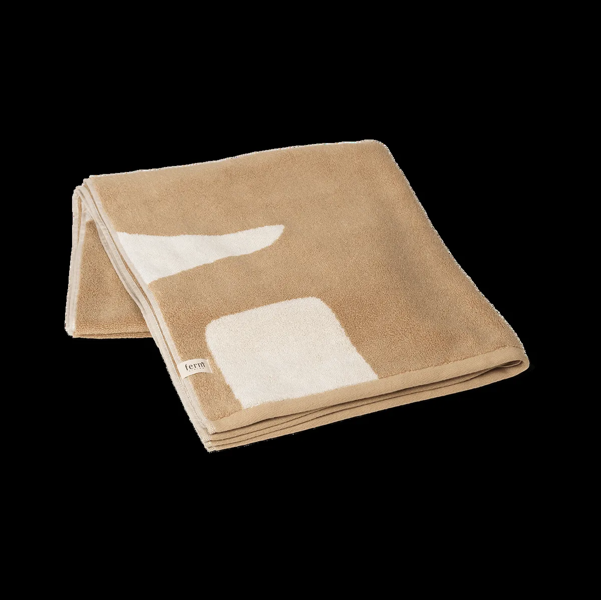 ferm LIVING Ebb badlakan 70x140 cm Sand, off-white