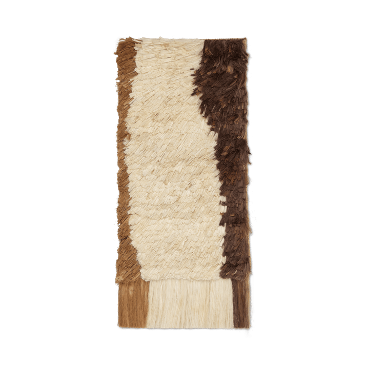 Edge Wall Rug väggbonad 50x110 cm - Off-white-Coffee - Ferm Living
