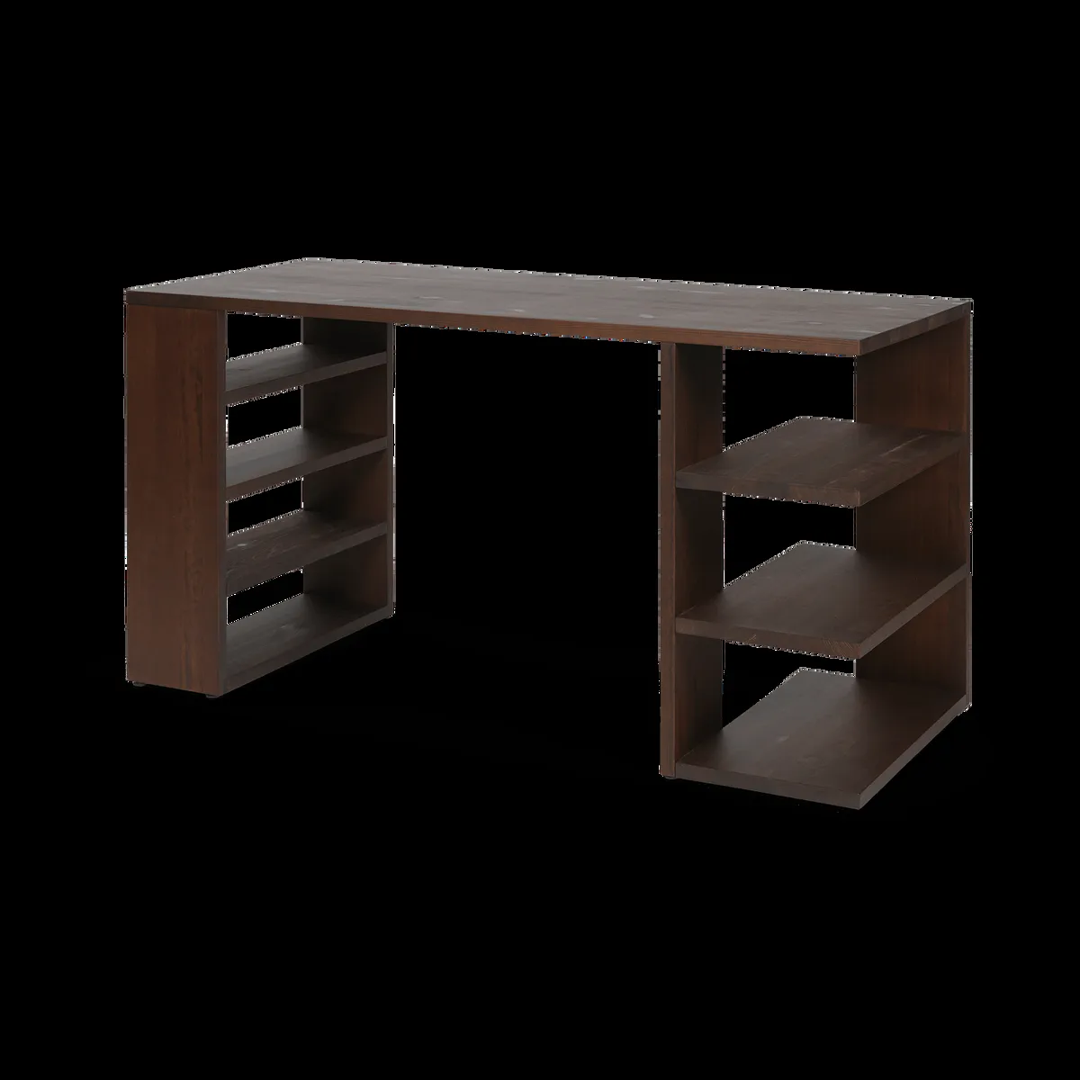 ferm LIVING Edre skrivbord 137x65x73,5 cm Dark Stained Pine