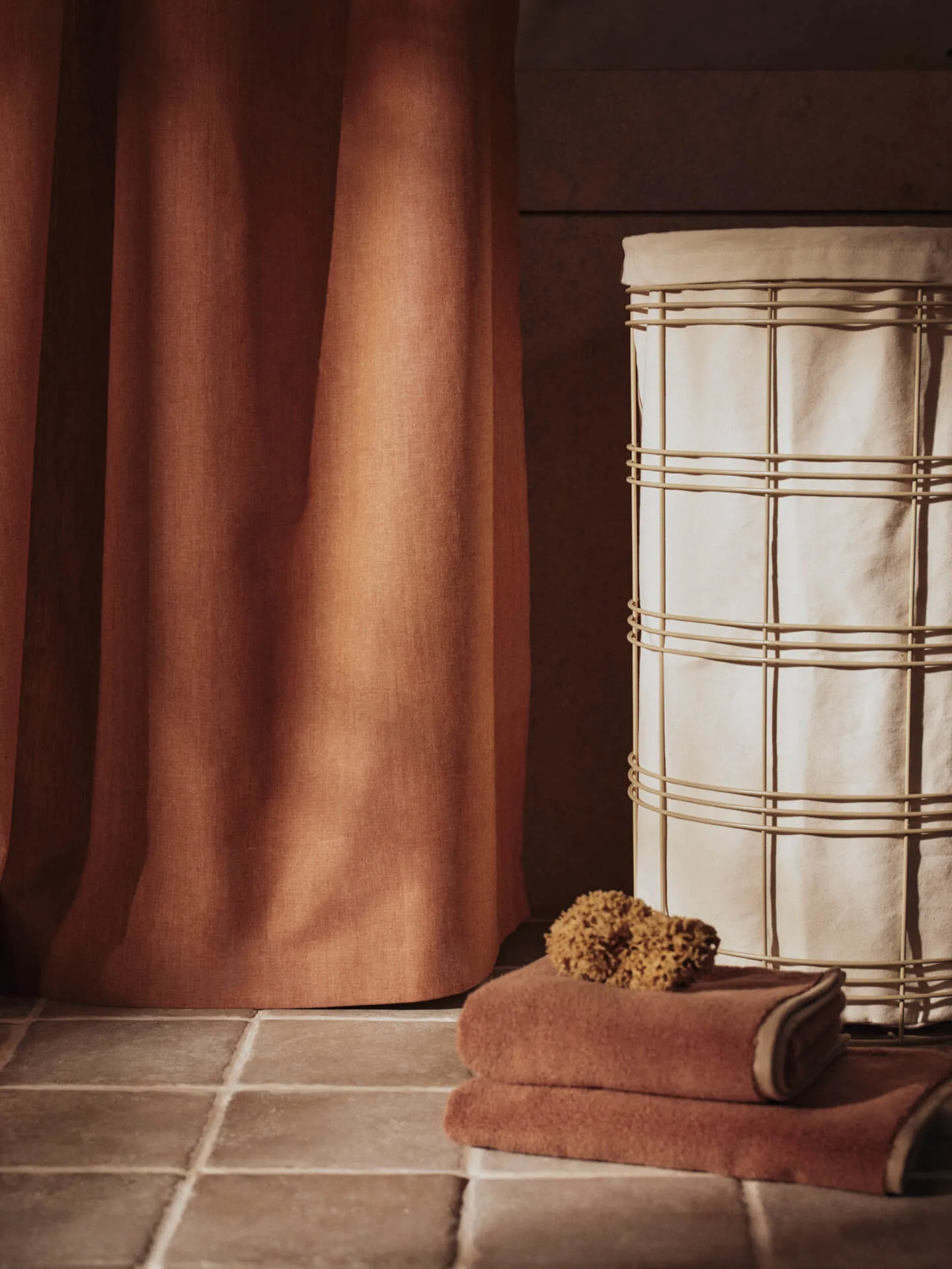 Ekko badhandduk, Mocha-cashmere, 70x140 cm Ferm Living