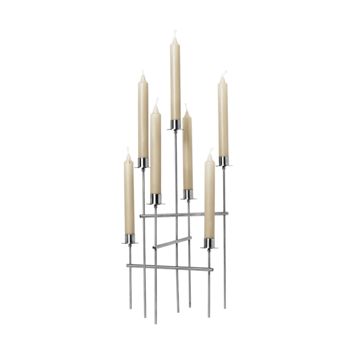 Elysia ljusstake, Brushed stainless steel Ferm Living