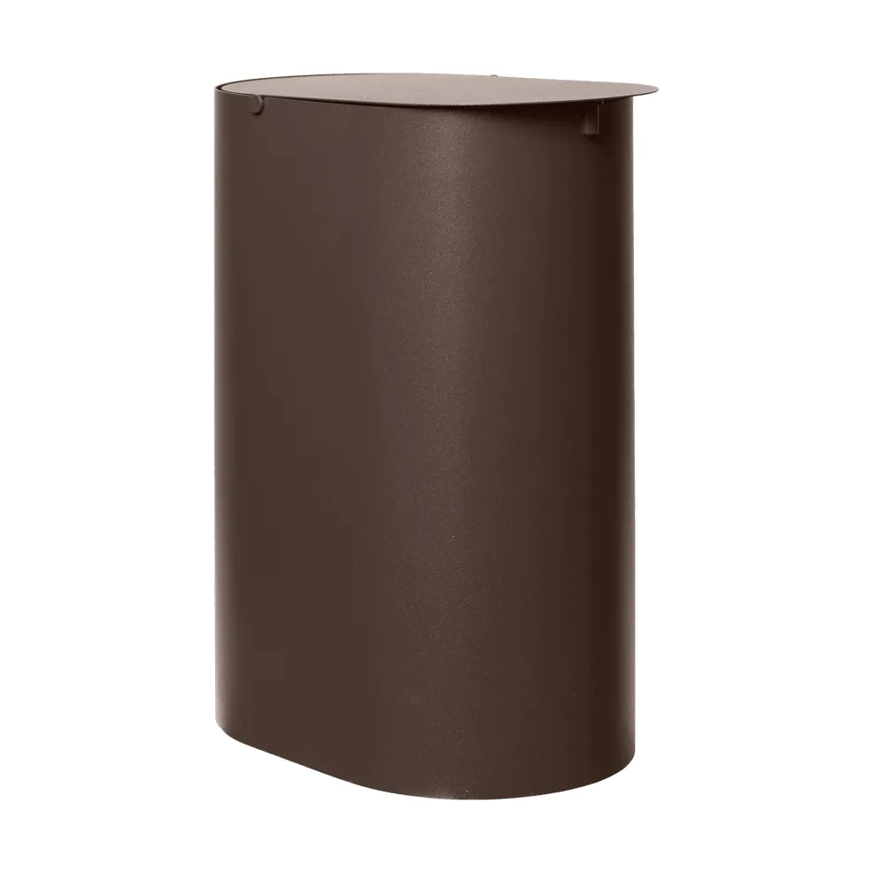Enkel soptunna small, Dark chocolate Ferm Living