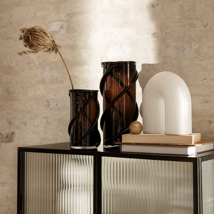 Entwine vas dark amber - Small 21 cm - Ferm LIVING