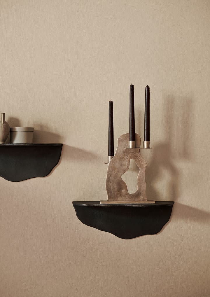 Erode ljusstake 21x27x4 cm, Brass Ferm Living