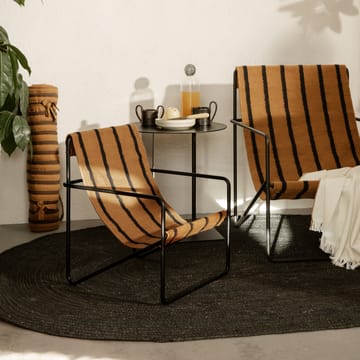 Eternal jutematta oval small - Black - Ferm LIVING