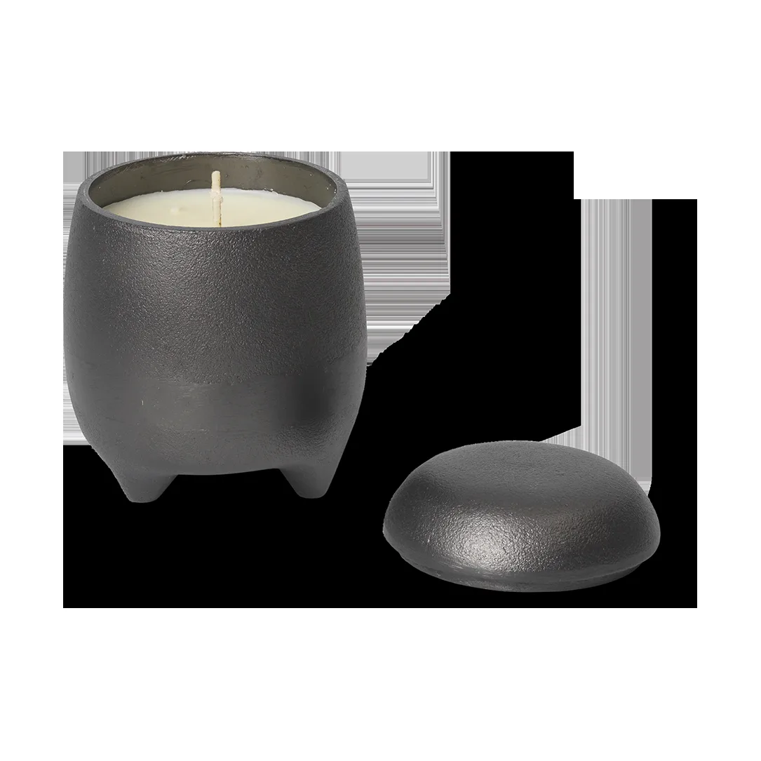 ferm LIVING Evoke ljus i burk Blackened Aluminium