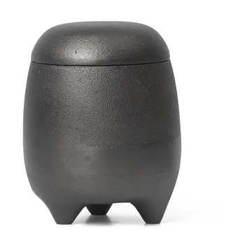 Evoke ljus i burk - Blackened Aluminium - Ferm Living