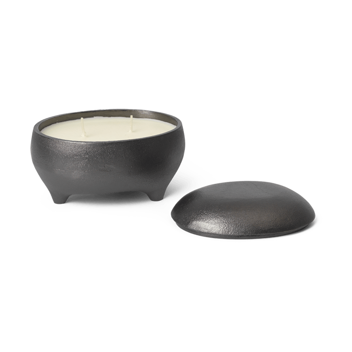 Evoke twin ljus i burk, Blackened Aluminium Ferm Living