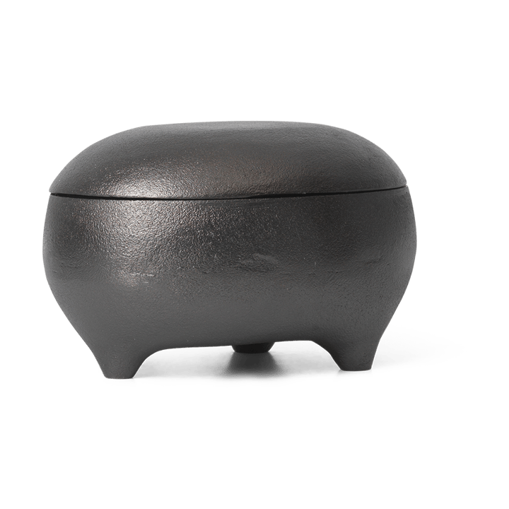 Evoke twin ljus i burk, Blackened Aluminium Ferm Living