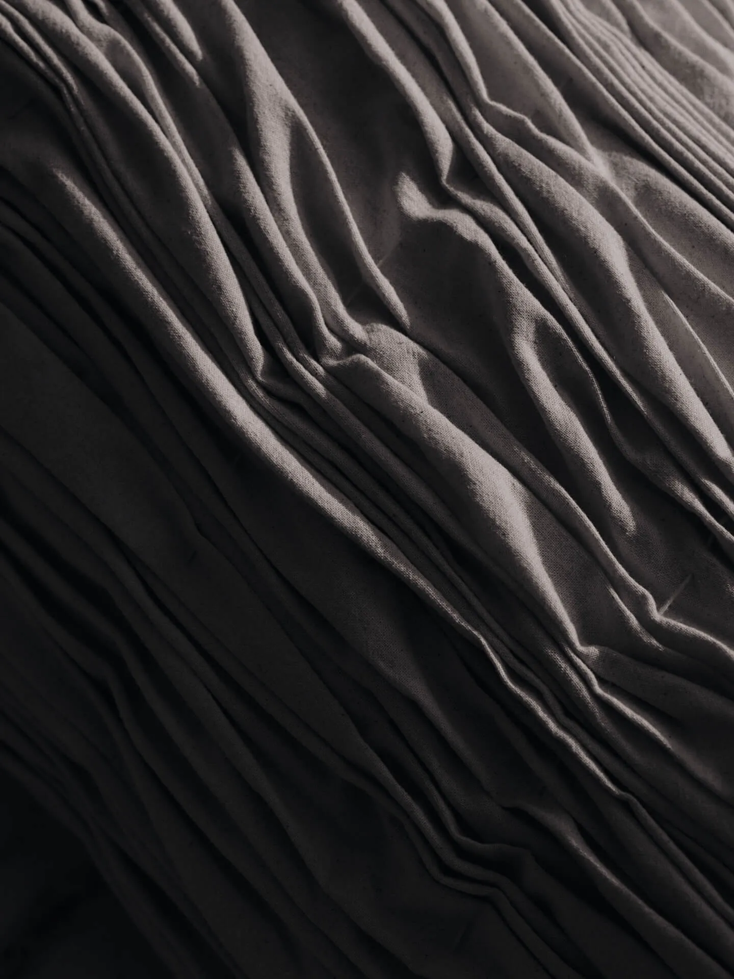 Falda smocked bolster cylinderkudde, Undyed Ferm Living