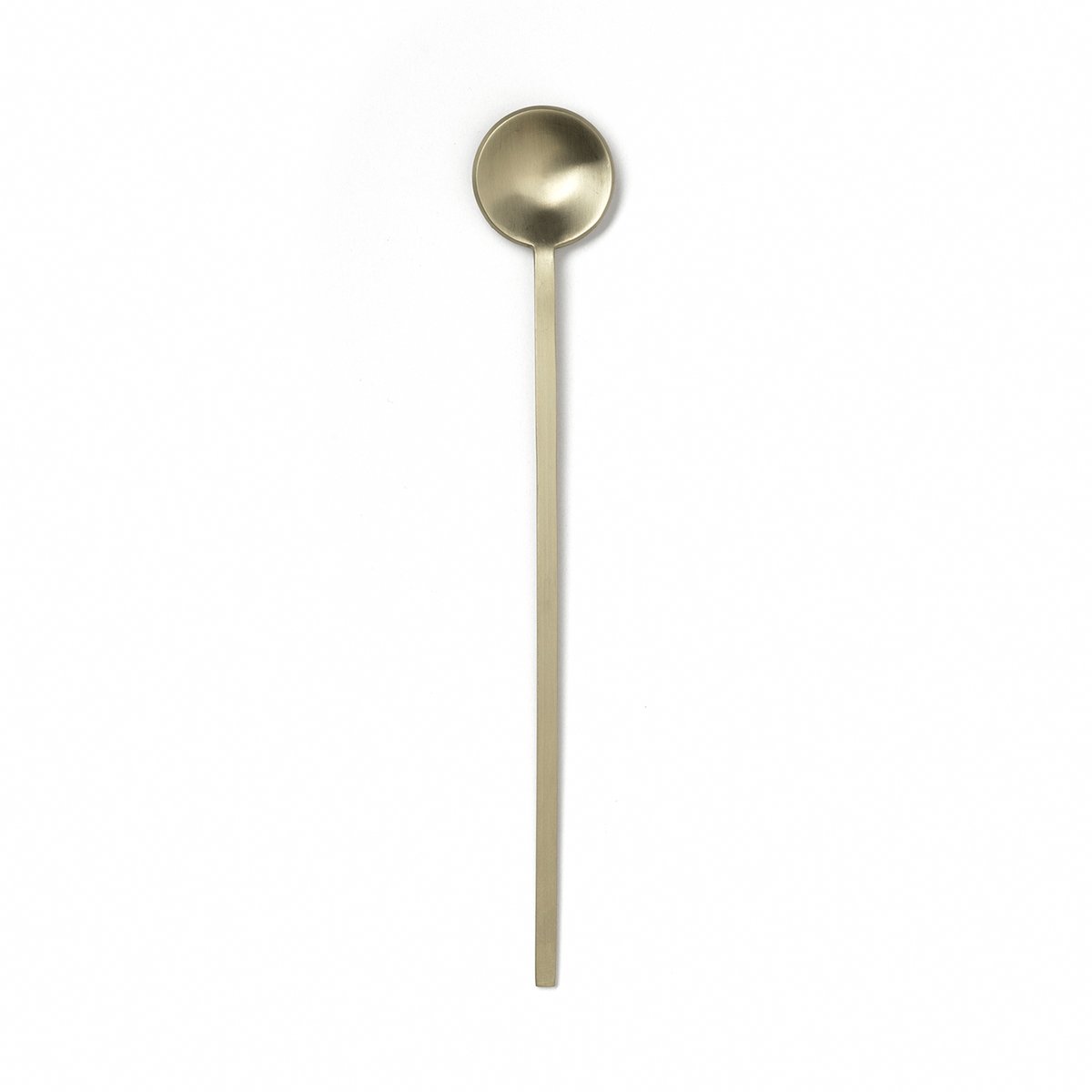 Ferm Living Fein longdrinksked Mässing | Skandinavisk Design | Matbestick | Guldfärgad