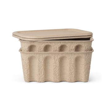 Ferm förvaringslåda papper liten 2-pack - Brun - Ferm Living