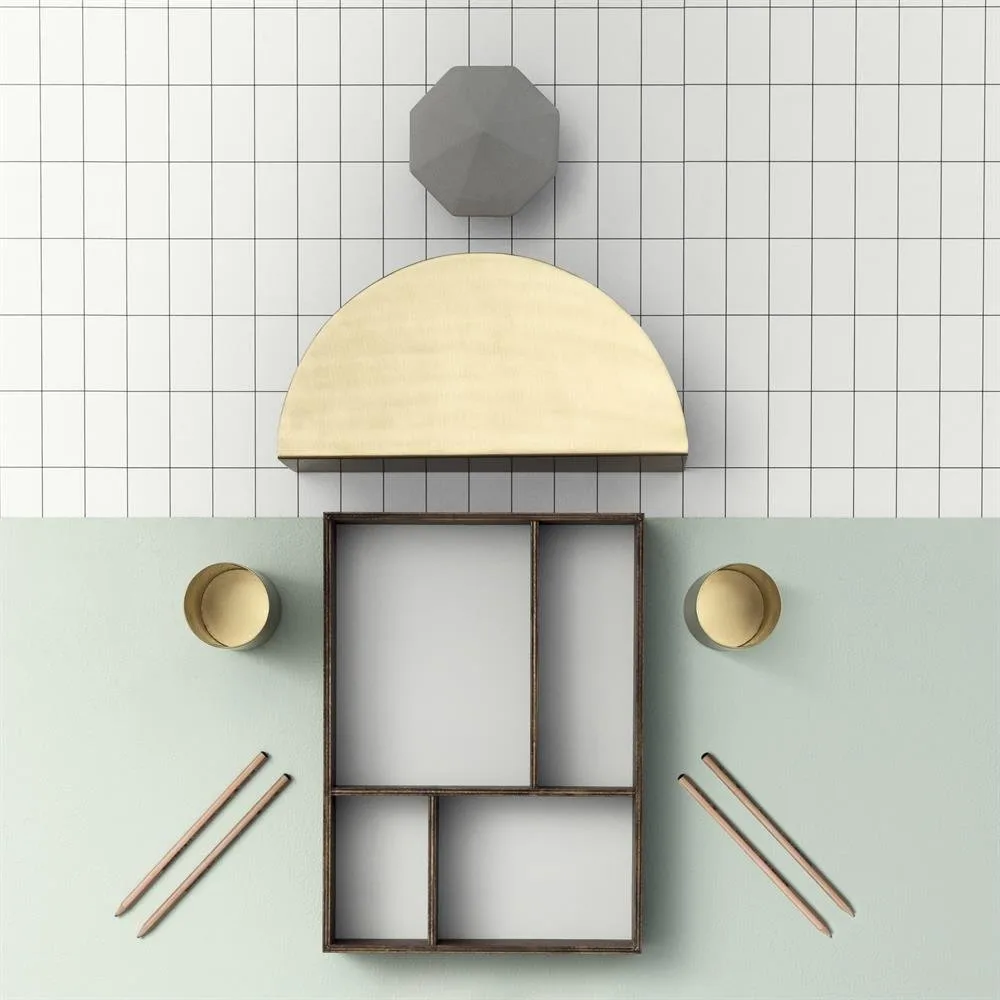 Ferm Living mässingskopp, 6x9 cm Ferm Living