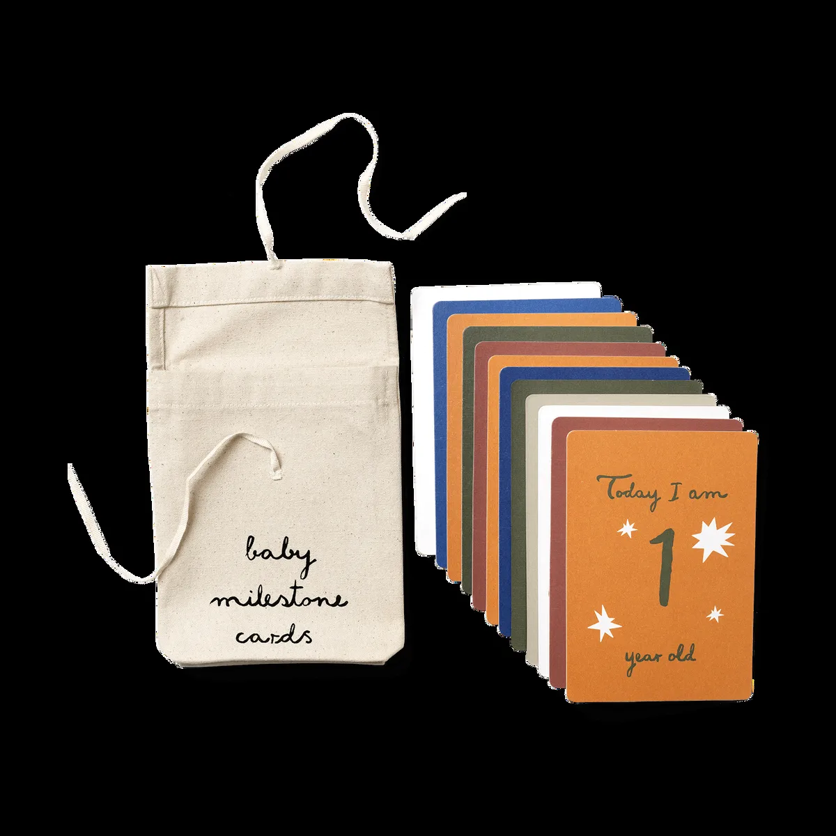 ferm LIVING Ferm Living milstolpar kort inkl. väska Multi