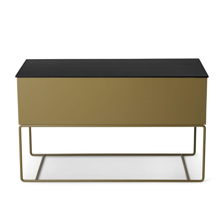 Ferm Living plant box bricka large 78 cm - Black oak - Ferm LIVING